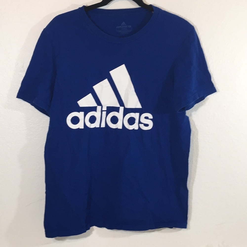 Adidas Amplifier Graphic Tee Blue/White Medium